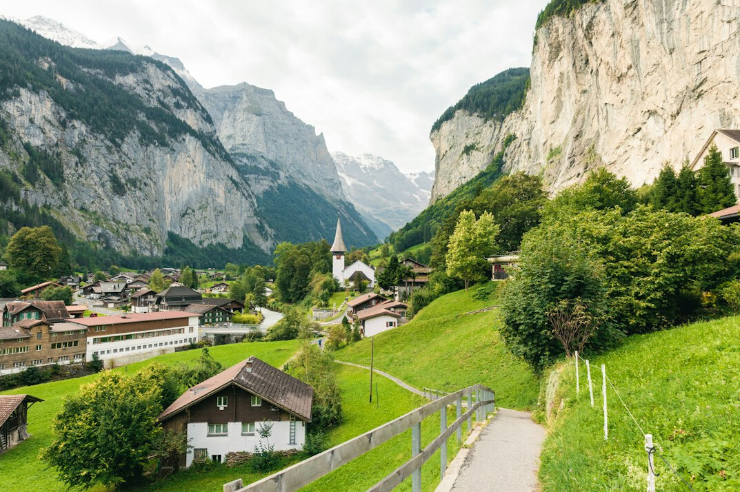swiss mountain village